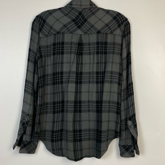 Rails Hunter Button Up Women’s Top Charcoal Jet Size XS - Picture 9 of 12